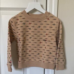 Emile et Ida fish sweatshirt